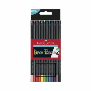 Faber Castell – Black Edition – 12 kleurpotloden - Foamtastic Crafts