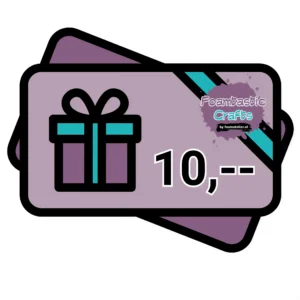 Giftcard 10 euro - Foamtastic Crafts