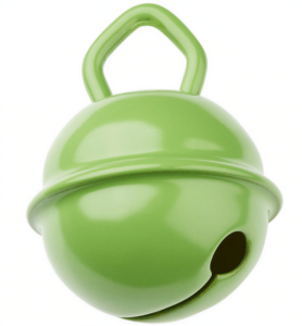 Belletje voor speenketting, Appelgroen - Foamtastic Crafts