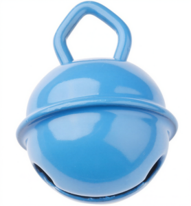 Belletje voor speenketting, Blauw - Foamtastic Crafts