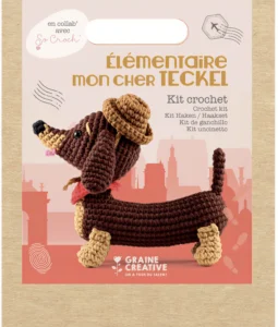 Graine Creative Amigurumi Haakpakket Teckel 18 cm - Foamtastic Crafts