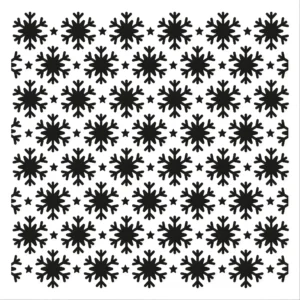 IndigoBlu – 6×6 Stencil – Flaky - Foamtastic Crafts