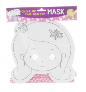 Kartonnen Maskers Prinsessen 4 stuks - Foamtastic Crafts