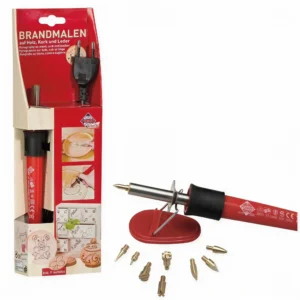 Pebaro Brandmalen tool – houtbrander – pyrograaf - Foamtastic Crafts