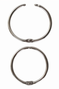 Klik ring – Boekbindersring 45mm – 10 stuks - Foamtastic Crafts