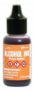 Ranger Alcohol Ink 15 ml – peach bellini - Foamtastic Crafts