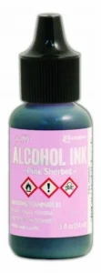 Ranger Alcohol Ink 15 ml – pink sherbet - Foamtastic Crafts