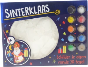 3D Tegel Schilderen Set 17,5 cm Sinterklaas - Foamtastic Crafts
