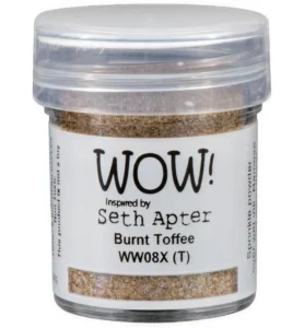 Mixed Media Embossing Powder Burnt Toffee X Seth Apter Exclusive 15ml