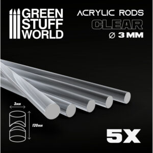 Acrylic Rods – Round 3 Mm Clear