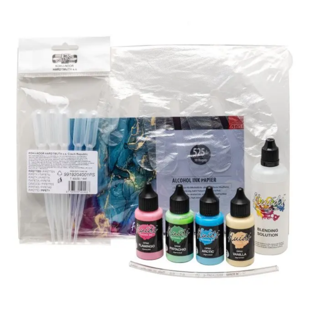 Octopus Fluids – Alcoholinkt Set Opak - Foamtastic Crafts